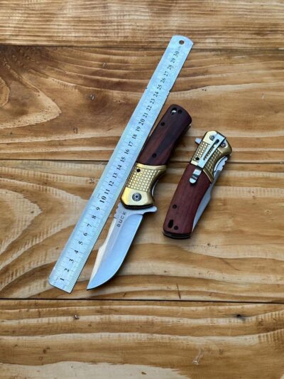 چاقوی باک طلایی استیل