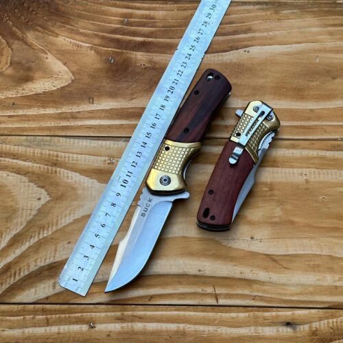 چاقوی باک طلایی استیل