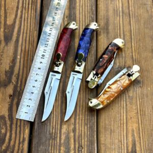 چاقوی جیبی ضامن فشاری عباس استیل