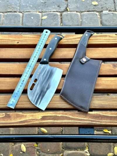 ساطور صربستای حیدری تیغه سنگشور ساطور صربستای حیدری تیغه سنگشور