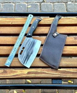 ساطور صربستای حیدری تیغه سنگ‌شور